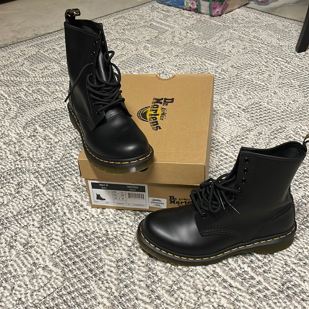 Doc Martens worn ONCE. Nearly perfect condition.